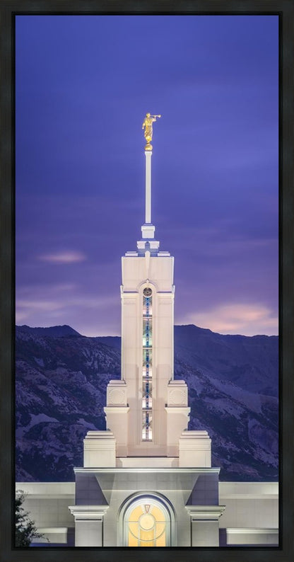 Mount Timpanogos Purple Mountains Gallery Wrap