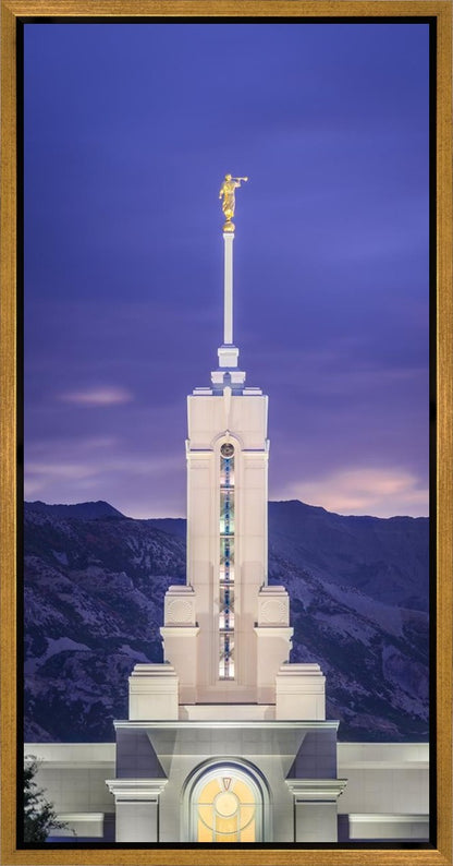 Mount Timpanogos Purple Mountains Gallery Wrap