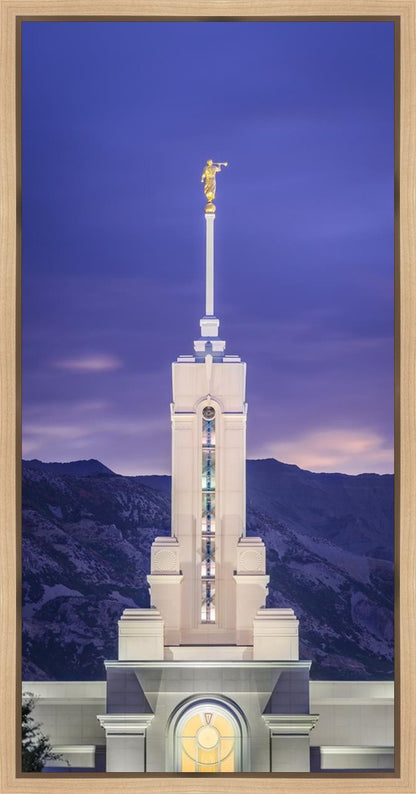 Mount Timpanogos Purple Mountains Gallery Wrap