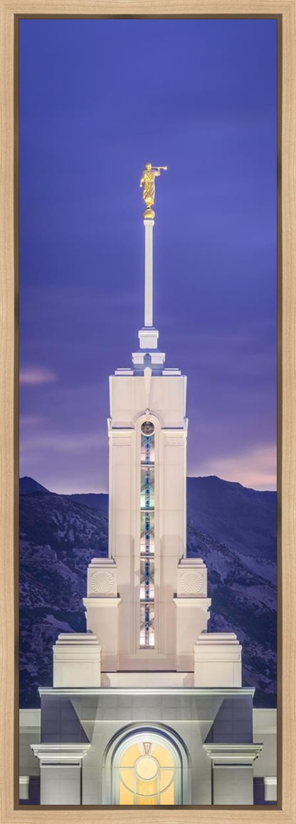 Mount Timpanogos Purple Mountains Gallery Wrap
