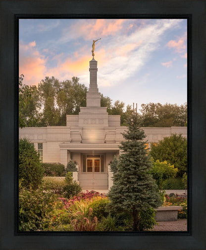 St. Paul Sacred Garden Sunset Gallery Wrap