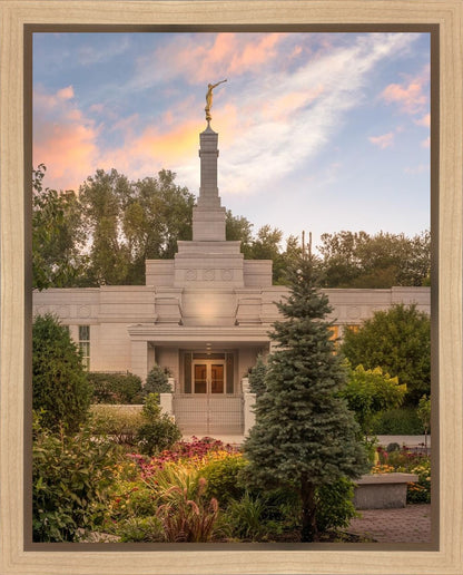 St. Paul Sacred Garden Sunset Gallery Wrap