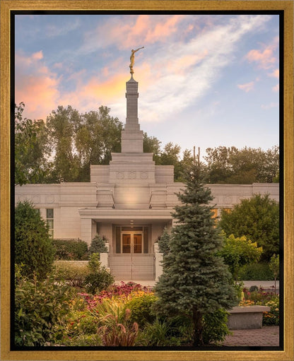 St. Paul Sacred Garden Sunset Gallery Wrap