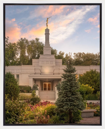 St. Paul Sacred Garden Sunset Gallery Wrap