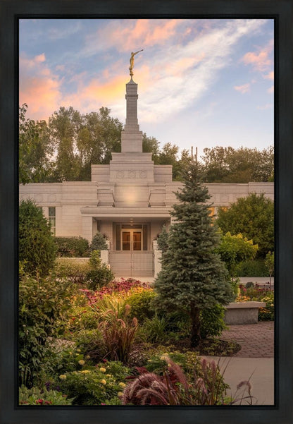 St. Paul Sacred Garden Sunset Gallery Wrap