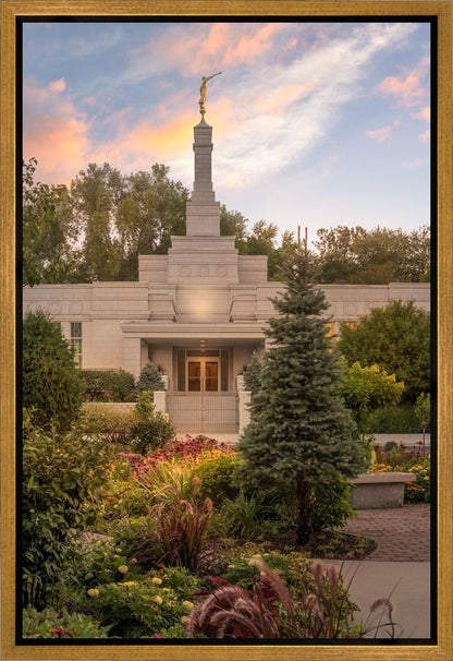 St. Paul Sacred Garden Sunset Gallery Wrap