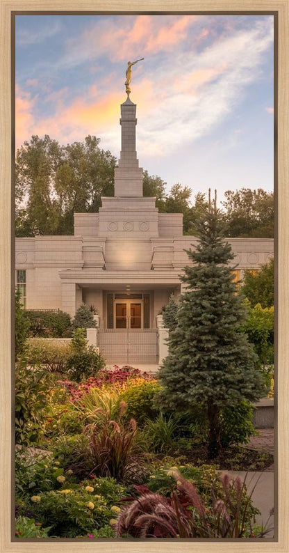 St. Paul Sacred Garden Sunset Gallery Wrap