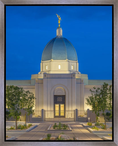 Tucson Blue Hour Vertical Gallery Wrap