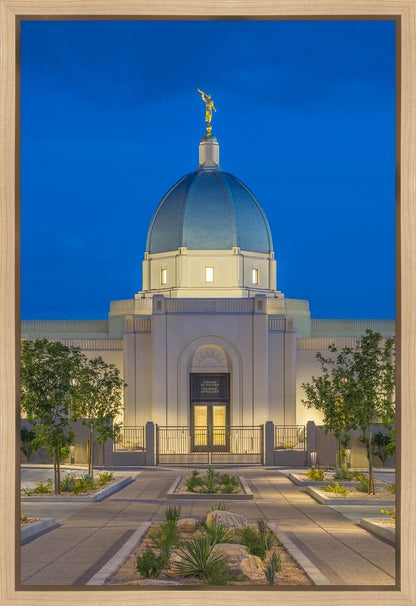Tucson Blue Hour Vertical Gallery Wrap