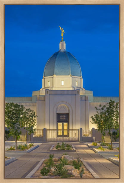 Tucson Blue Hour Vertical Gallery Wrap