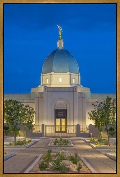 Tucson Blue Hour Vertical Gallery Wrap