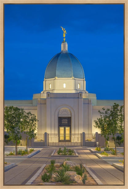 Tucson Blue Hour Vertical Gallery Wrap