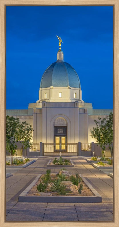 Tucson Blue Hour Vertical Gallery Wrap