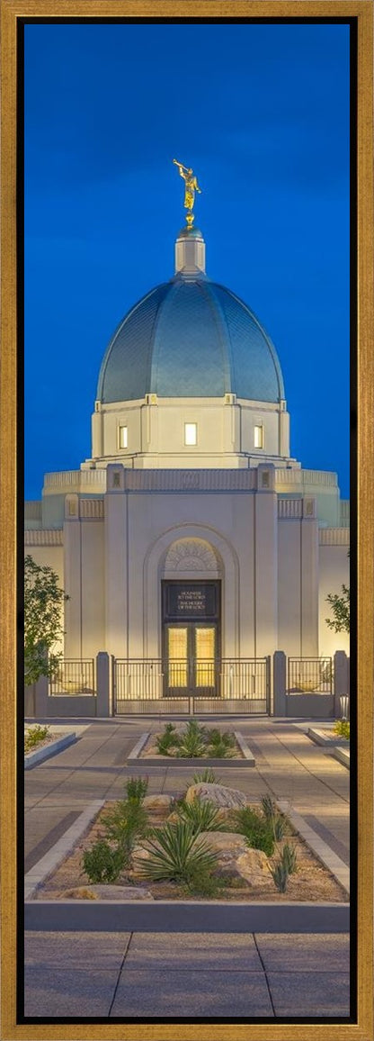 Tucson Blue Hour Vertical Gallery Wrap