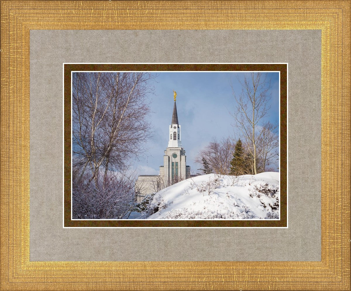 Boston Morning Snow Horizontal