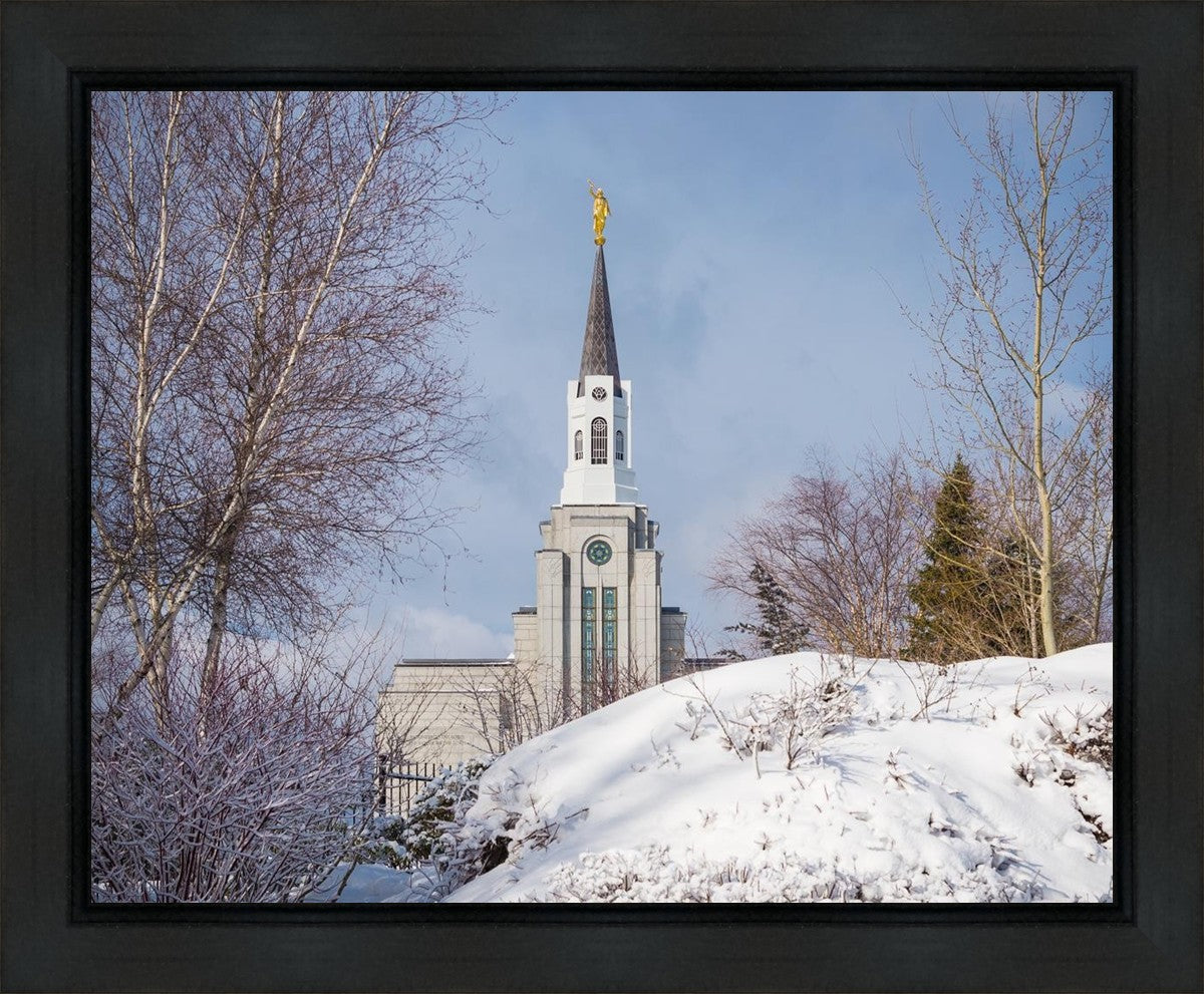 Boston Morning Snow Horizontal