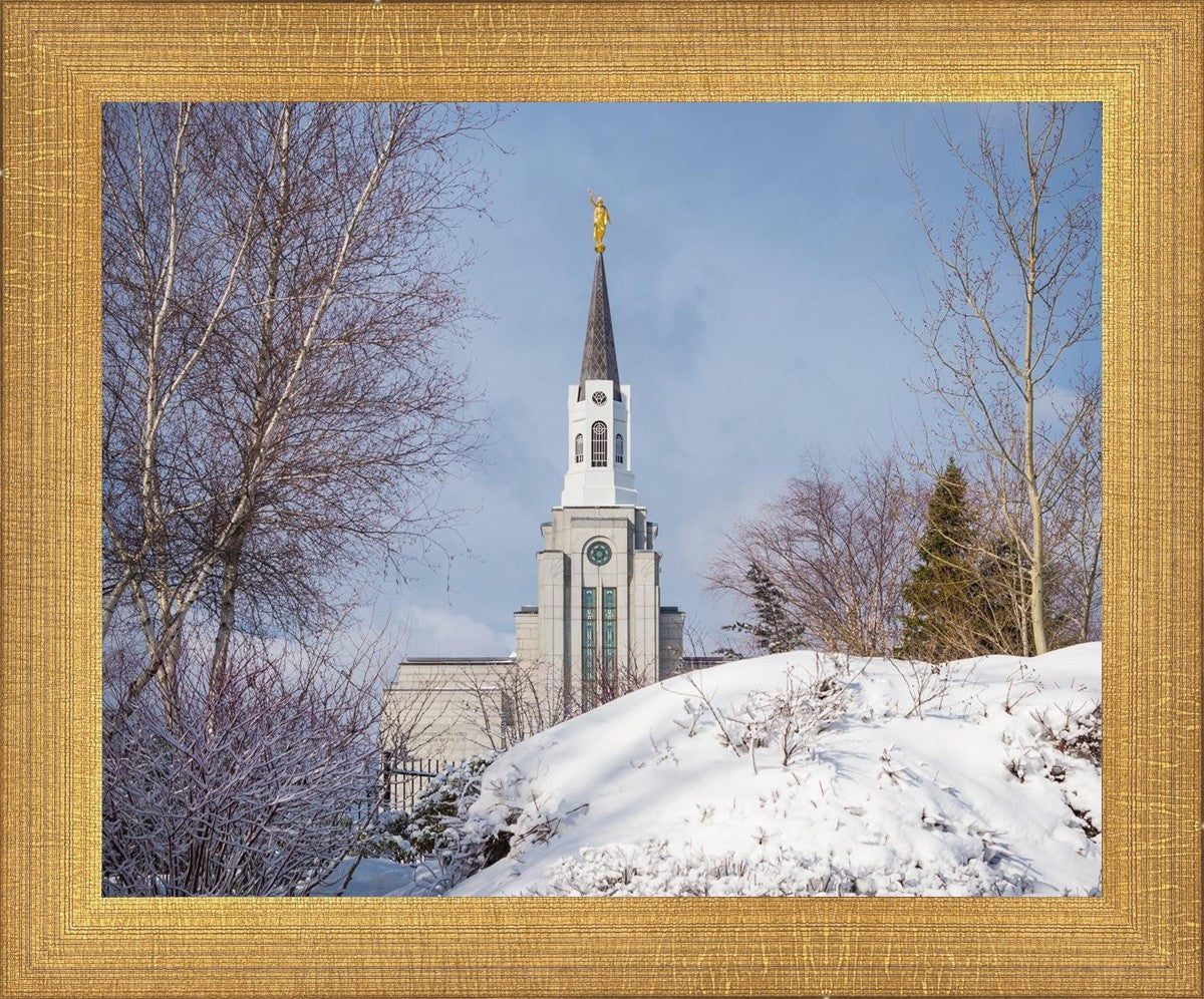 Boston Morning Snow Horizontal
