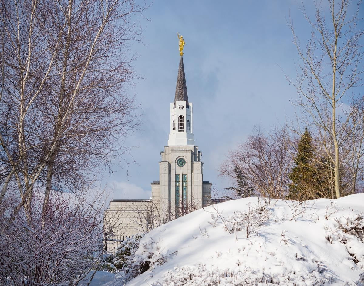 Boston Morning Snow Horizontal