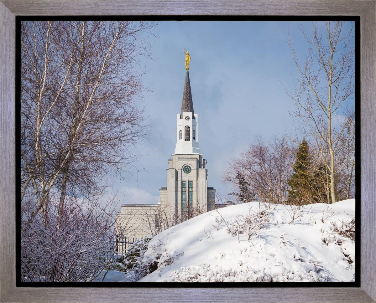 Boston Morning Snow Horizontal