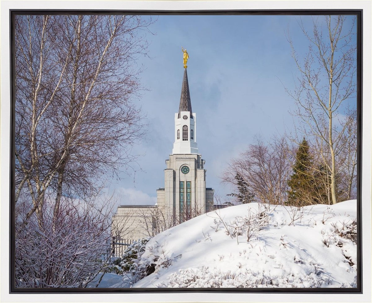 Boston Morning Snow Horizontal