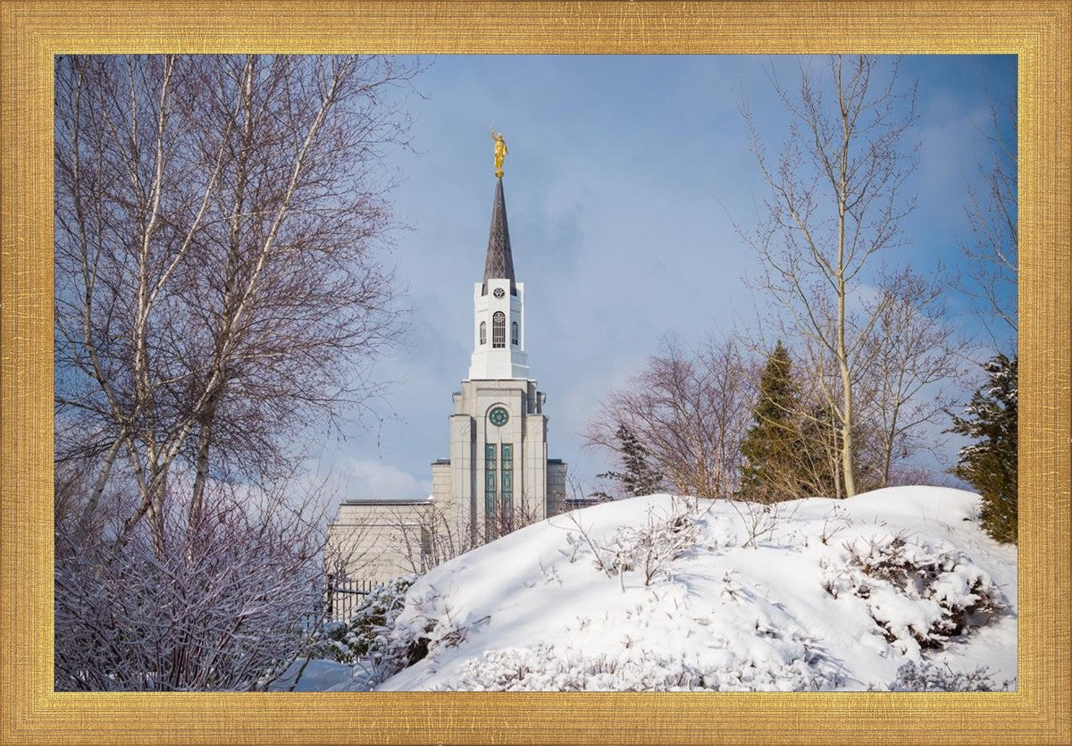 Boston Morning Snow Horizontal