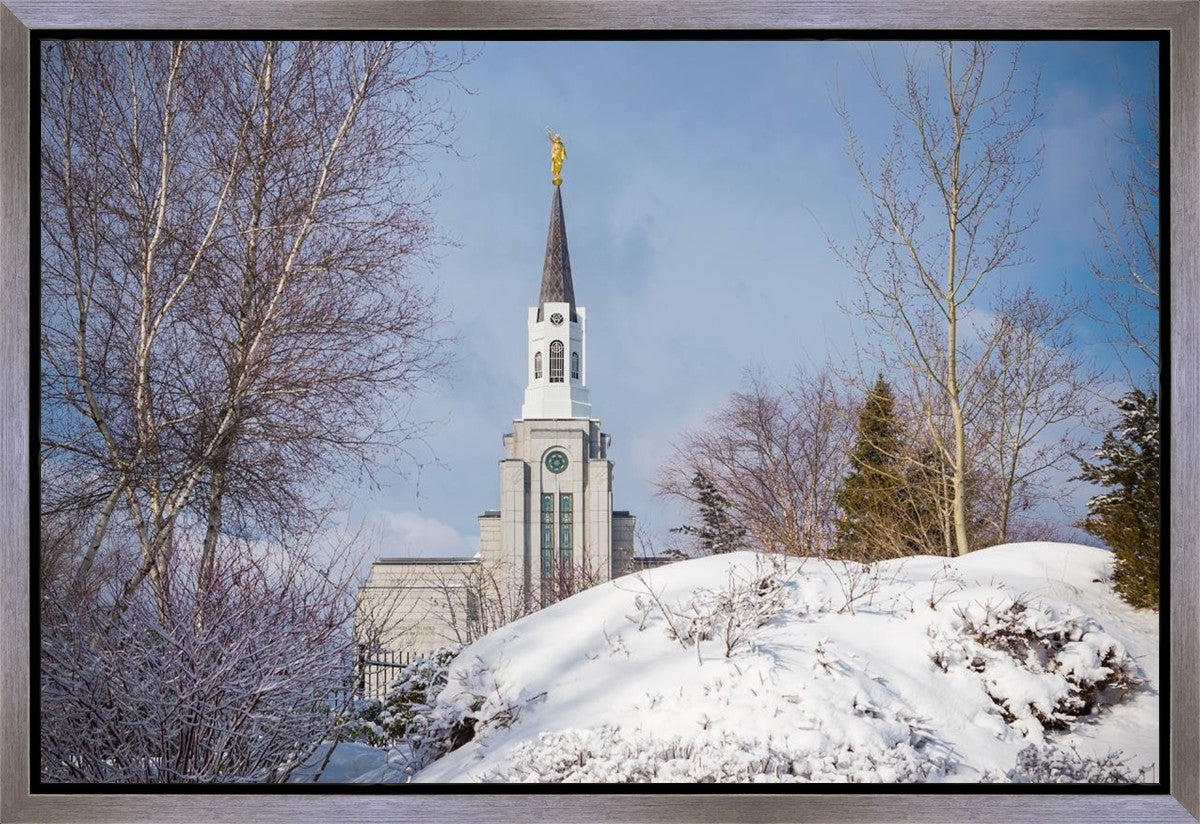 Boston Morning Snow Horizontal