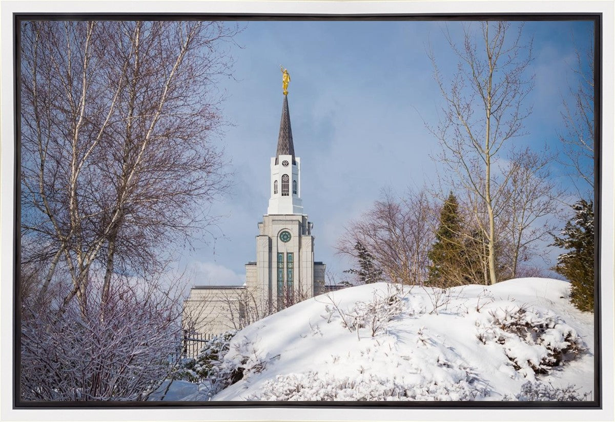 Boston Morning Snow Horizontal
