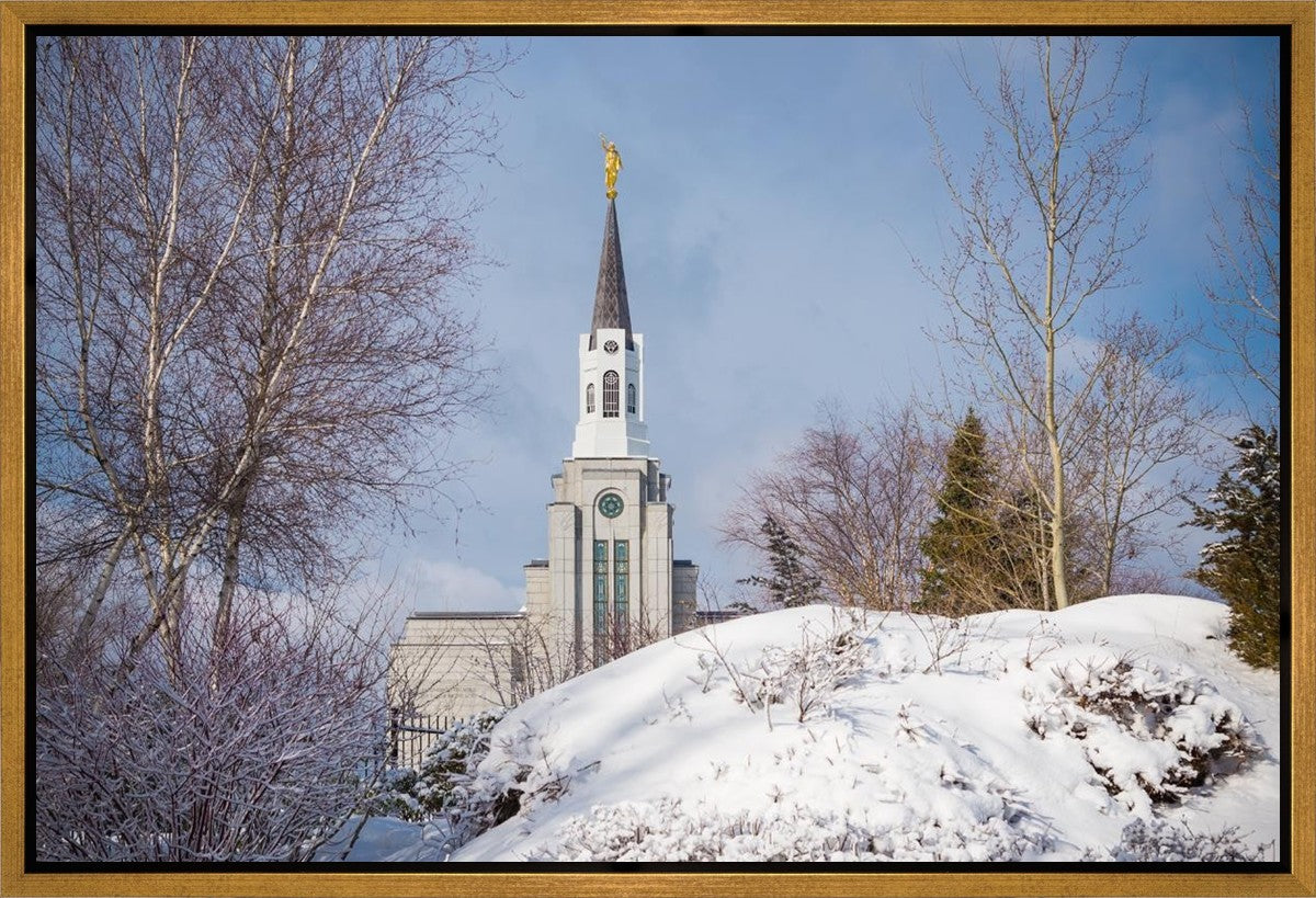 Boston Morning Snow Horizontal