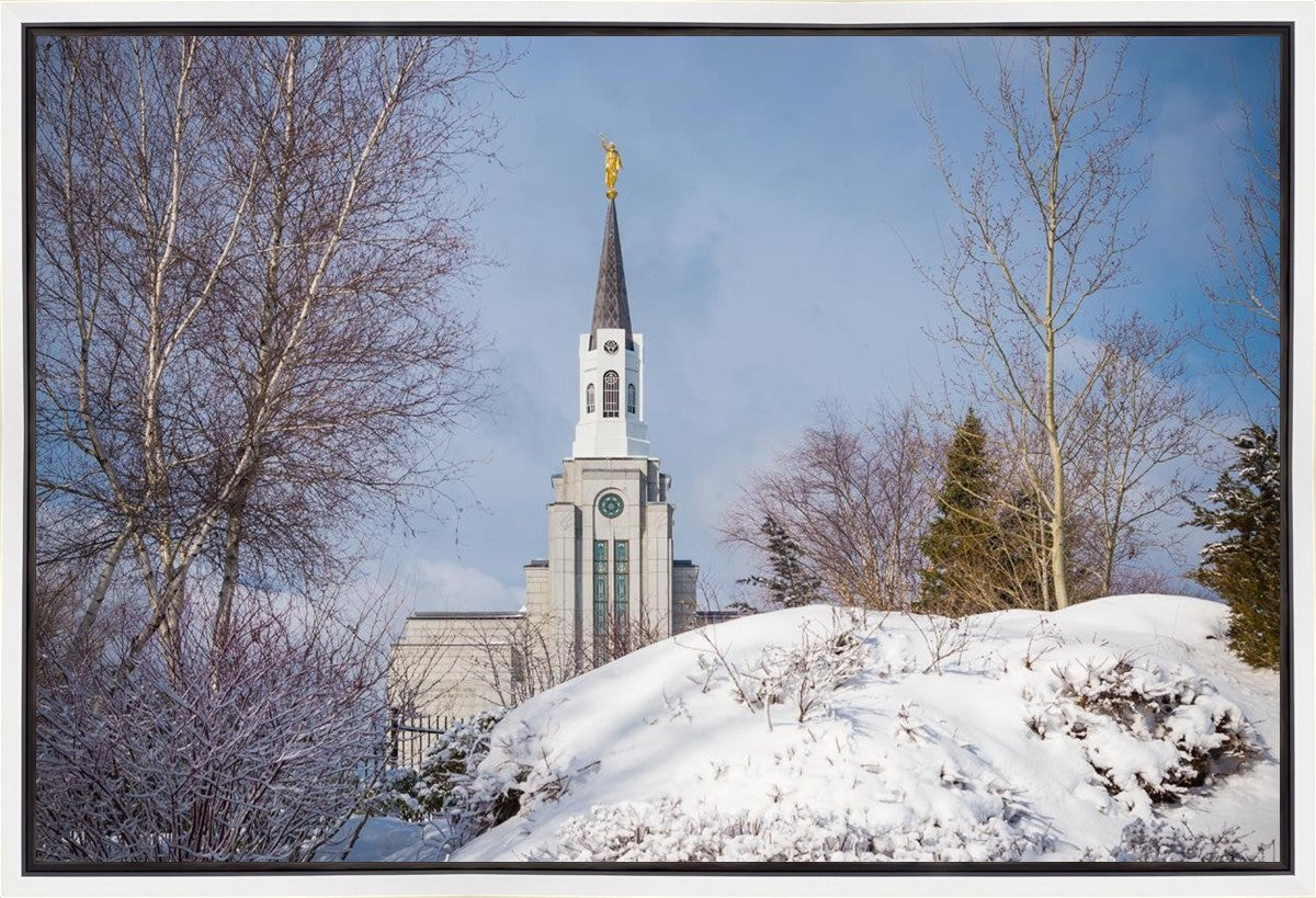 Boston Morning Snow Horizontal