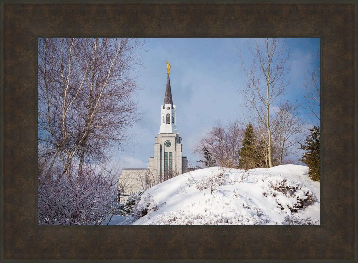 Boston Morning Snow Horizontal
