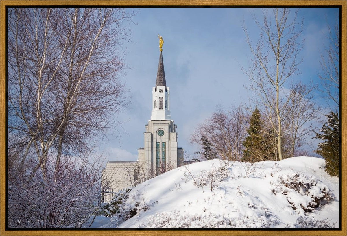 Boston Morning Snow Horizontal