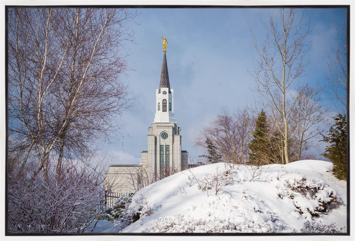 Boston Morning Snow Horizontal