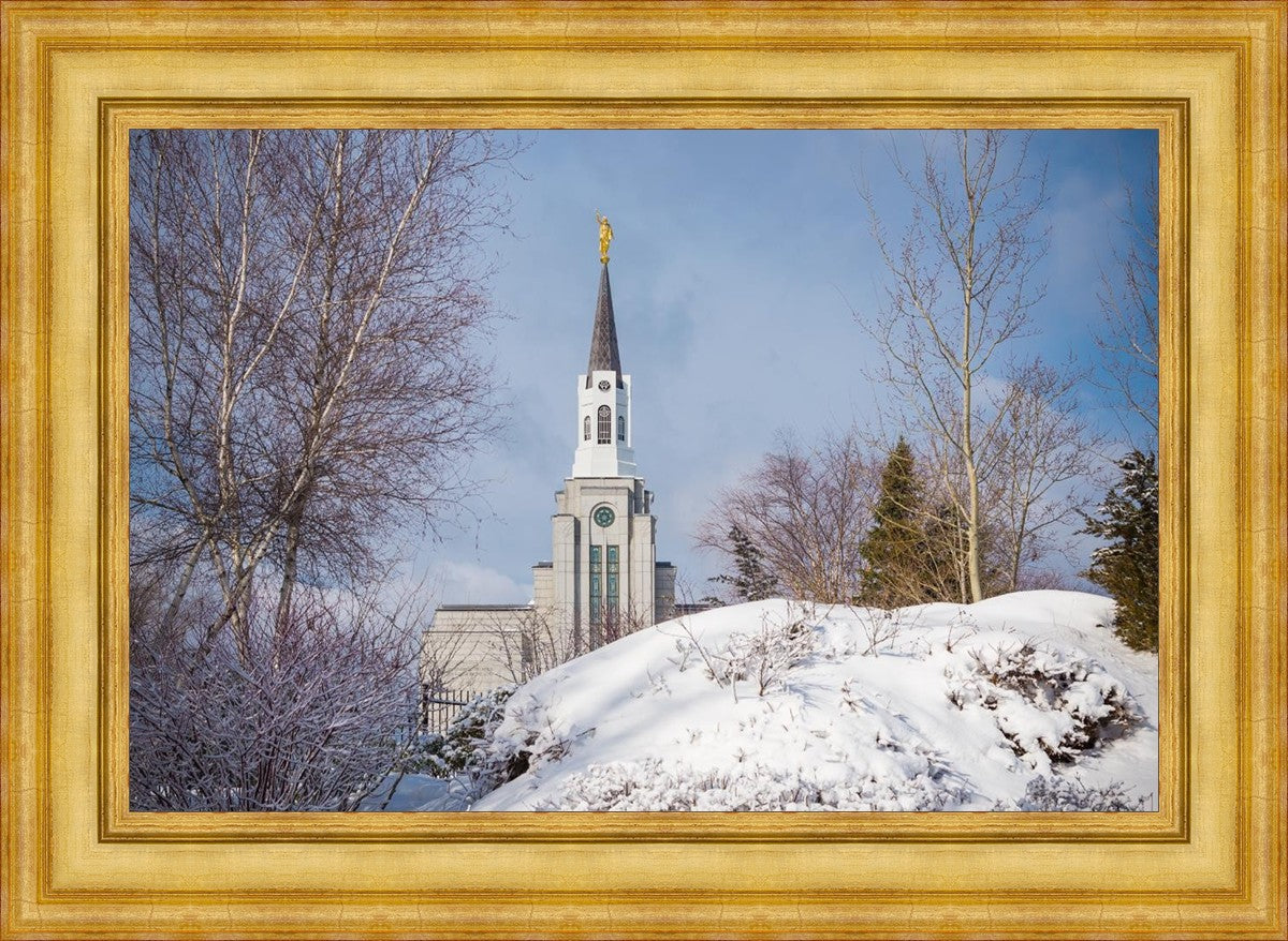 Boston Morning Snow Horizontal