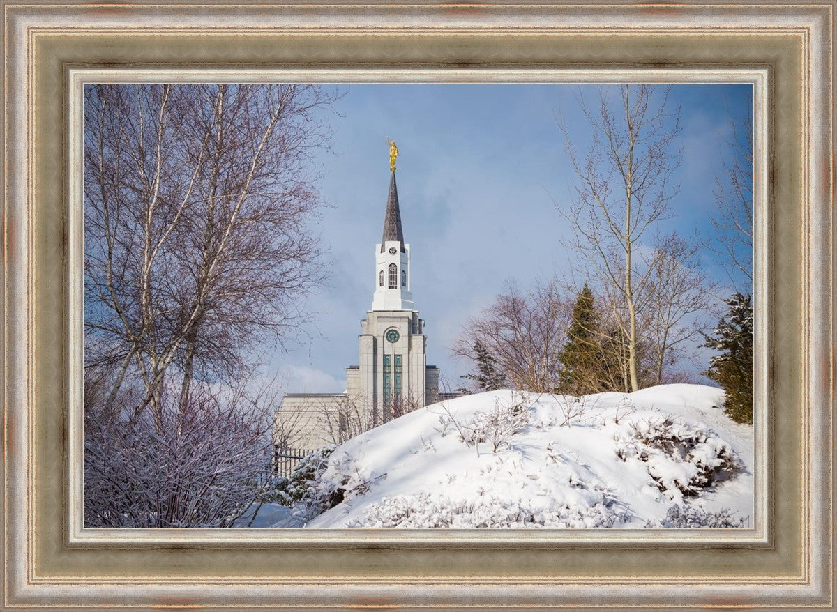 Boston Morning Snow Horizontal