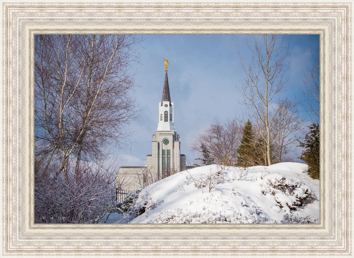 Boston Morning Snow Horizontal
