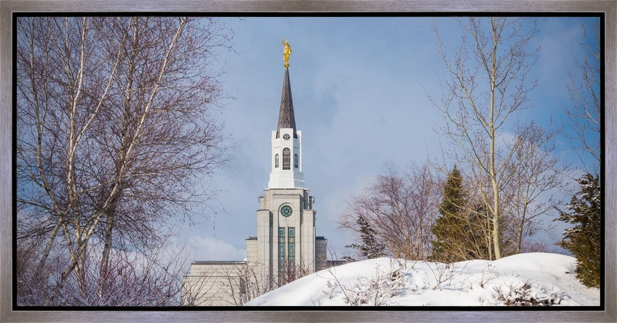 Boston Morning Snow Horizontal