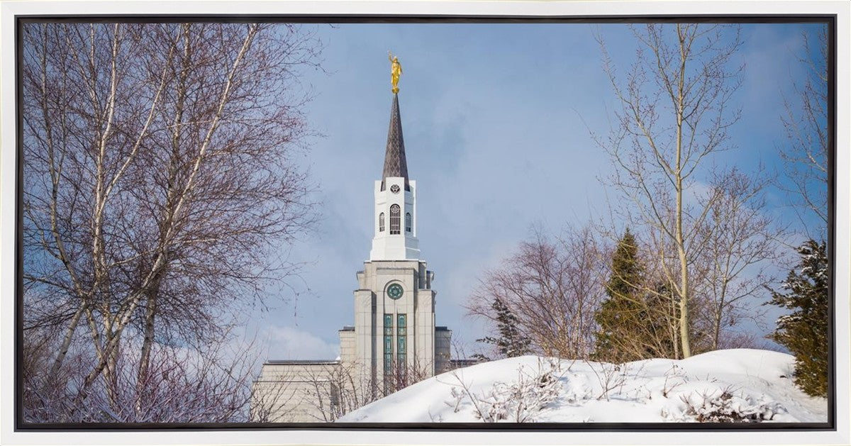 Boston Morning Snow Horizontal