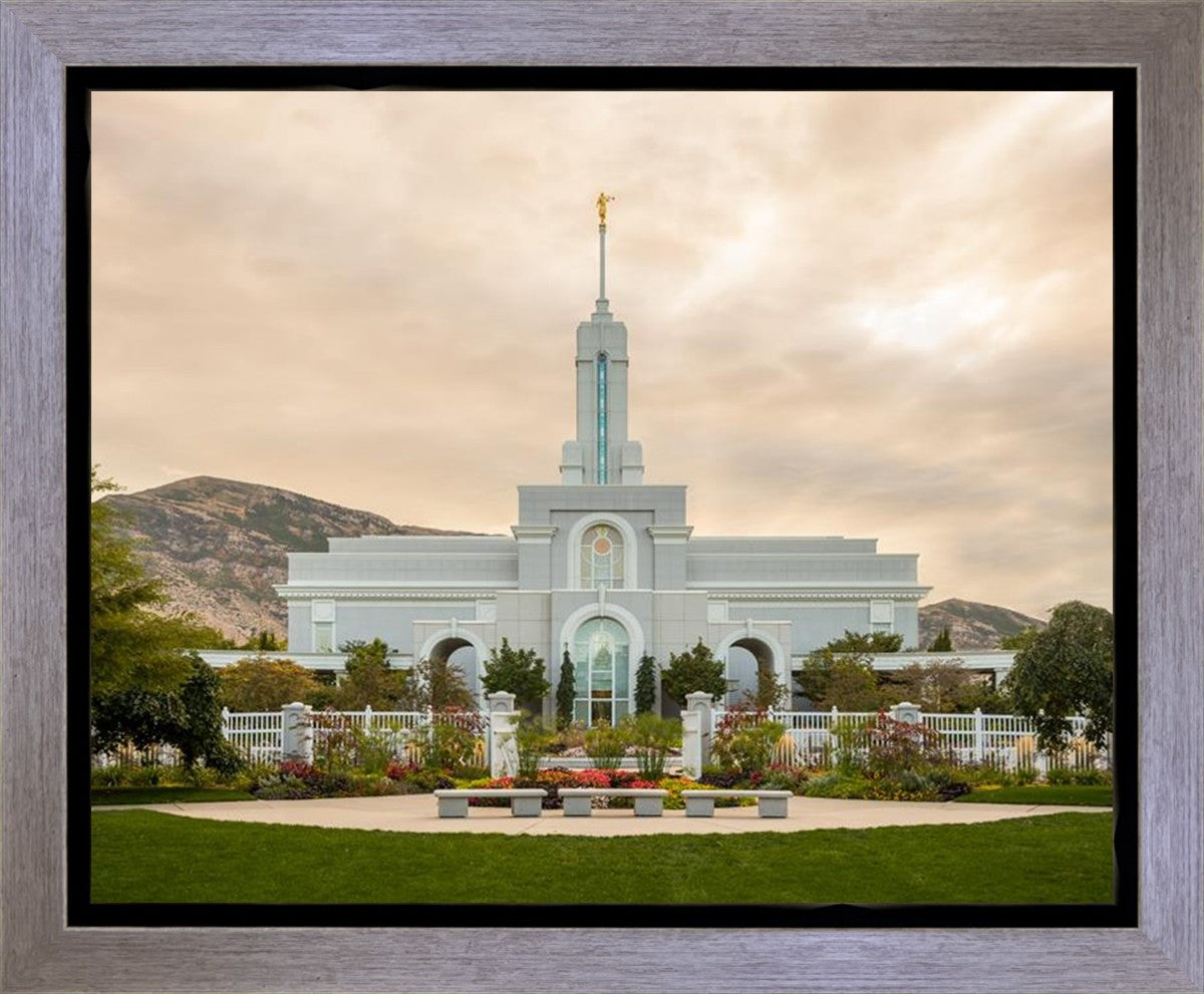 Mount Timpanogos Golden Morning Gallery Wrap
