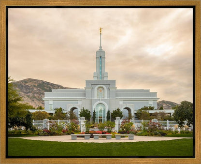 Mount Timpanogos Golden Morning Gallery Wrap