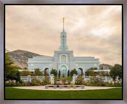 Mount Timpanogos Golden Morning Gallery Wrap