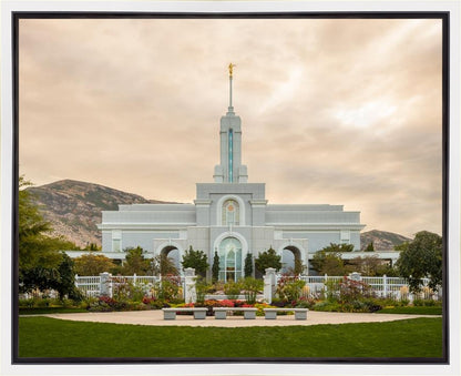 Mount Timpanogos Golden Morning Gallery Wrap