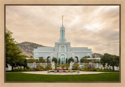 Mount Timpanogos Golden Morning Gallery Wrap