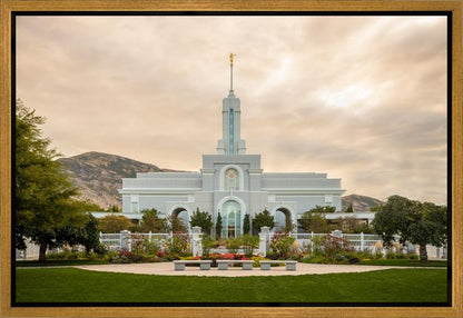 Mount Timpanogos Golden Morning Gallery Wrap