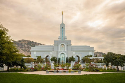 Mount Timpanogos Golden Morning Gallery Wrap