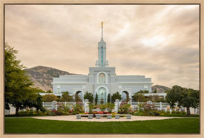 Mount Timpanogos Golden Morning Gallery Wrap