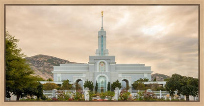 Mount Timpanogos Golden Morning Gallery Wrap