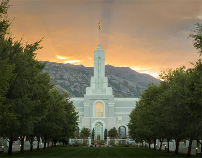 Mount Timpanogos Morning Glory Gallery Wrap