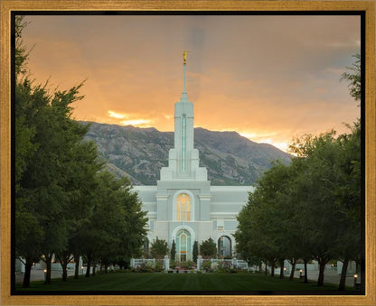 Mount Timpanogos Morning Glory Gallery Wrap