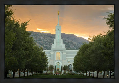 Mount Timpanogos Morning Glory Gallery Wrap