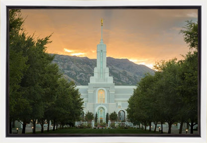 Mount Timpanogos Morning Glory Gallery Wrap